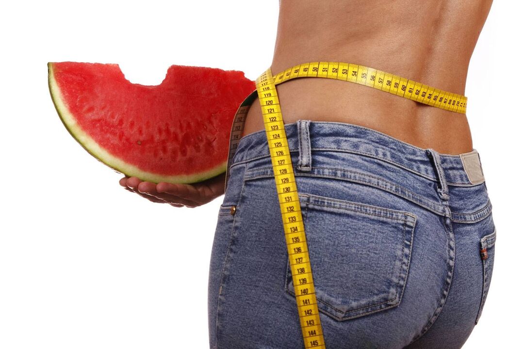 Απώλεια βάρους σε μια δίαιτα με καρπούζι
