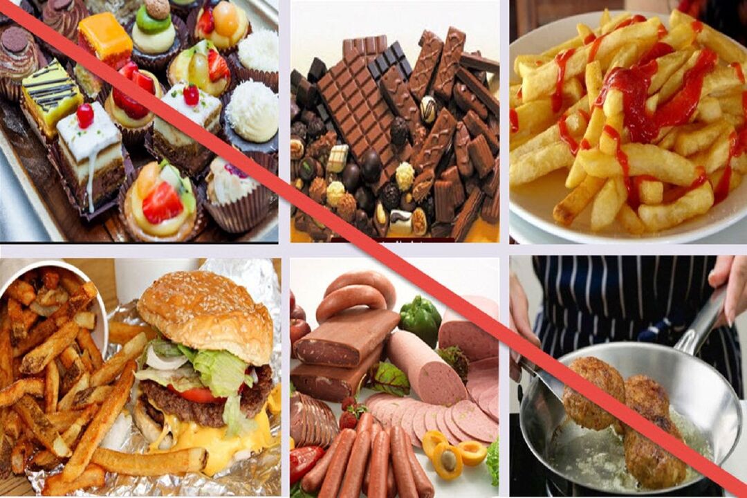 απαγορευμένα τρόφιμα σε δίαιτα